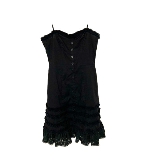Betsey JOHNSON BLACK SUNDRESS - Size 4 - Picture 2 of 5